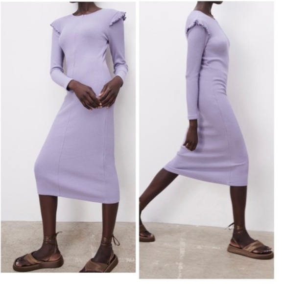 Zara Dresses & Skirts - ZARA knit ribbed dress